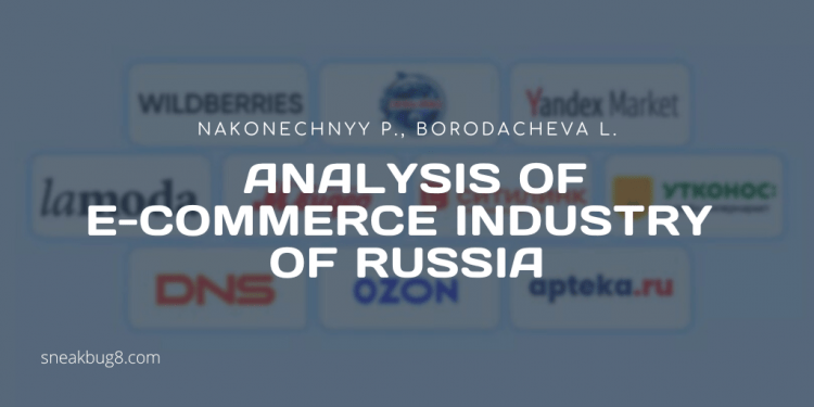 Analysis of E-commerce industry as a part of digital economy of Russia