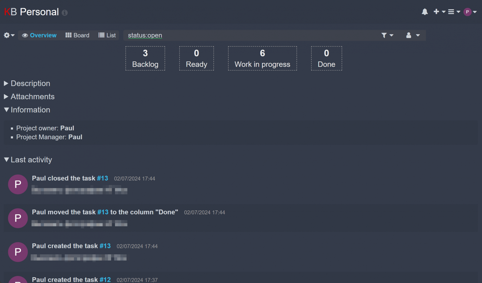 Review of Kanboard as a Task Tracker for a Single User | Digital Leadership
